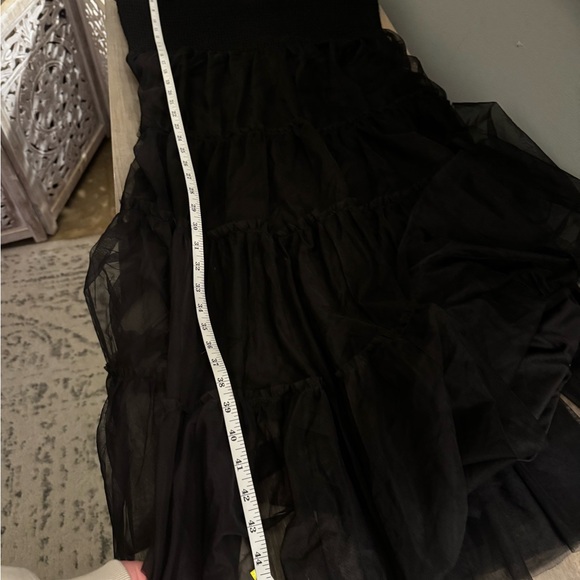 Baltic Born Emma Smocked Tulle Dress in black - Picture 12 of 13